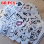 60pcs Temporary Tattoos Adult BDSM Cuckold Hotwife Swingers Kinky Naughty Sex