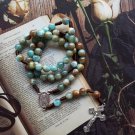 Blessed Catholic Rosary Necklace Pendant Oval Beads Crucifix Christian Jesus Blessed Catholic Rosary Necklace Pendant Oval Beads Crucifix Christian Jesus