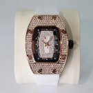 Women Iced Out Watch Luxury Bling Simulated Diamond Wristwatch Waterproof Watche