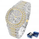 Men's Watch New Stainless Steel Hip Hop Iced Out Luxury Full Diamond Automatic Men's Watch New Stainless Steel Hip Hop Iced Out Luxury Full Diamond Automatic