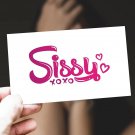 10Pcs Sissy - Cuckold Fake Adult Temporary Tattoo Sheet Kinky Sexy Adult BDSM