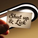 10Pcs Lick it  - Adult Temporary Tattoo Cuckold, Hotwife  Sexy Naughty Hobbies