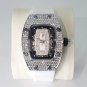 Luxury Diamond Watch  Women Ice Out Watches Wristwatch Waterproof Rubber Strap