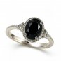 Lovely Wedding Rings Gift Oval Red Silver Woman Ring Size 5-11 CZ Jewelry