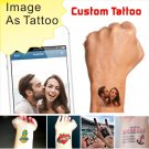 Tatuaje temporal personalizado con tu foto, imagen, tatuaje, pegatina, logotipo