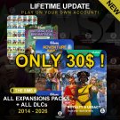 The Sims 4 Expansion Packs All 90+ DLCs 2026 - Read the Description