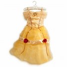 PRINCESS BELLE BEAUTY COSTUME DRESS SIZE 5/6 DISNEY STORE YELLOW NEW