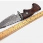 Luxury Handmade Hunting Knife â 10â Overall, 5â Blade, Rosewood Handle with Leather Sheath