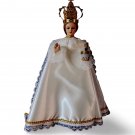 Antique Catholic Statue of Infant Jesus of Prague with Glass Eyes Italy Rare