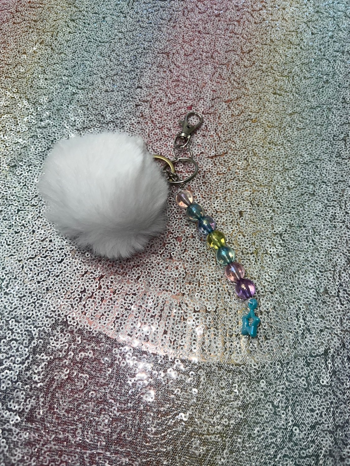 Plushy Puff Keychain