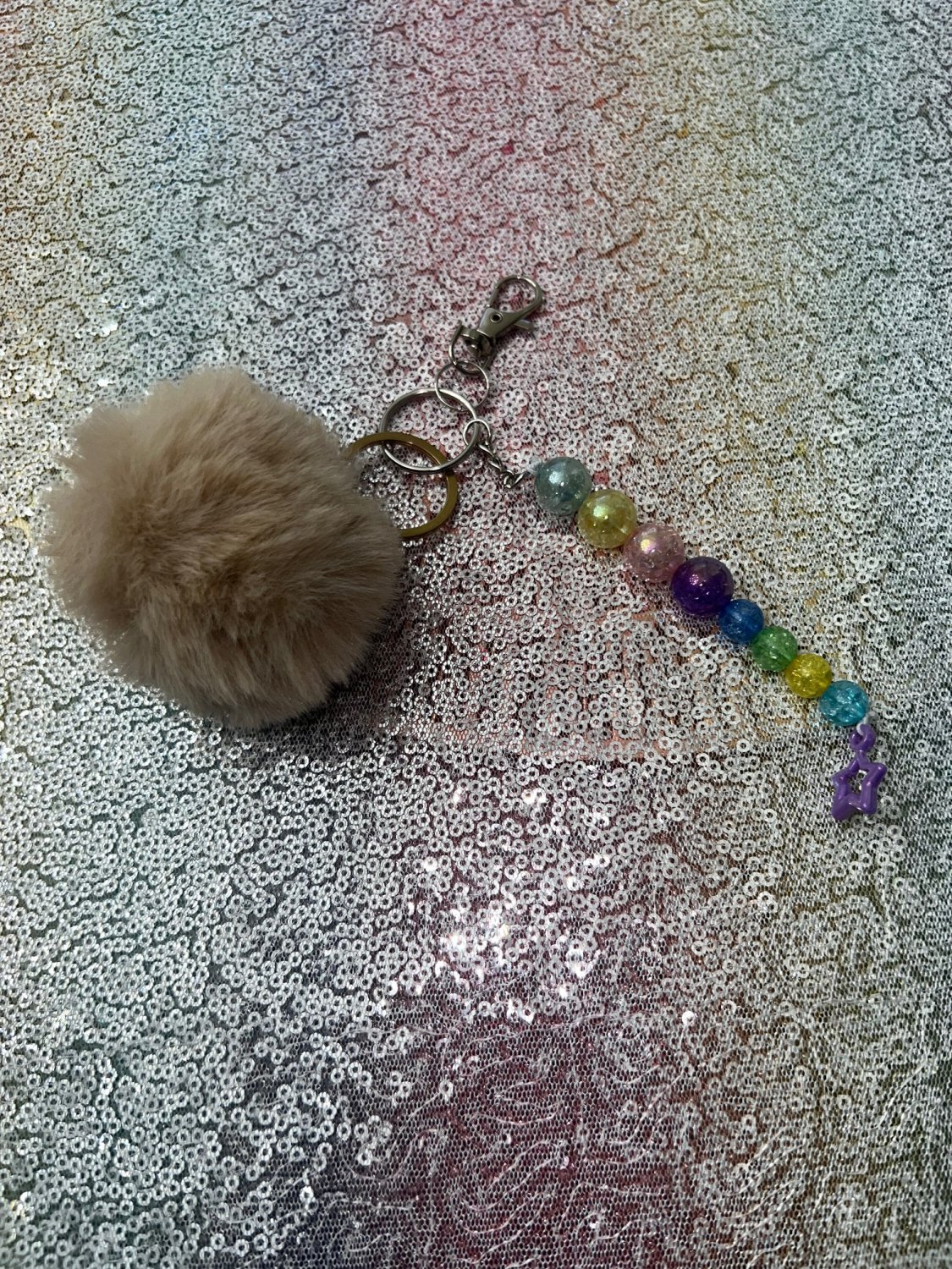 Plushy Puff Keychain