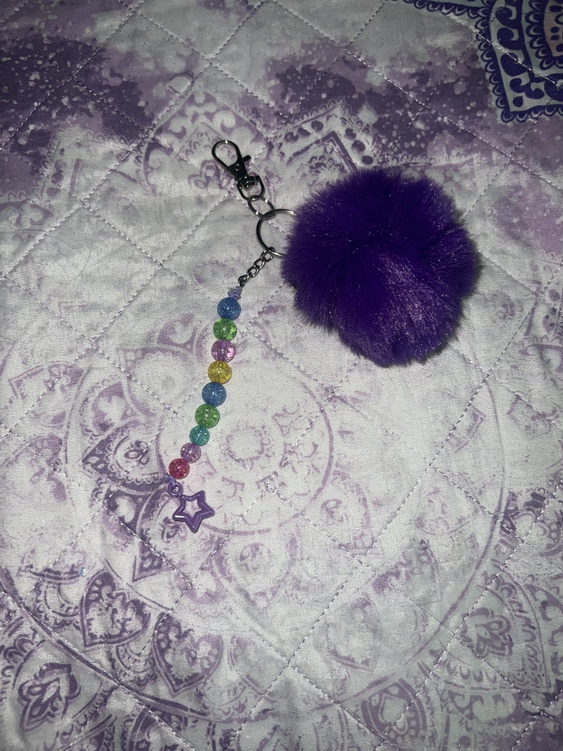 Plushy Puff Keychain