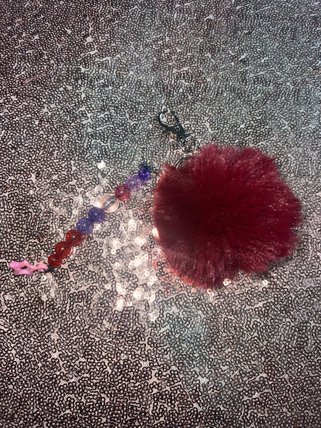 Plushy Puff Keychain