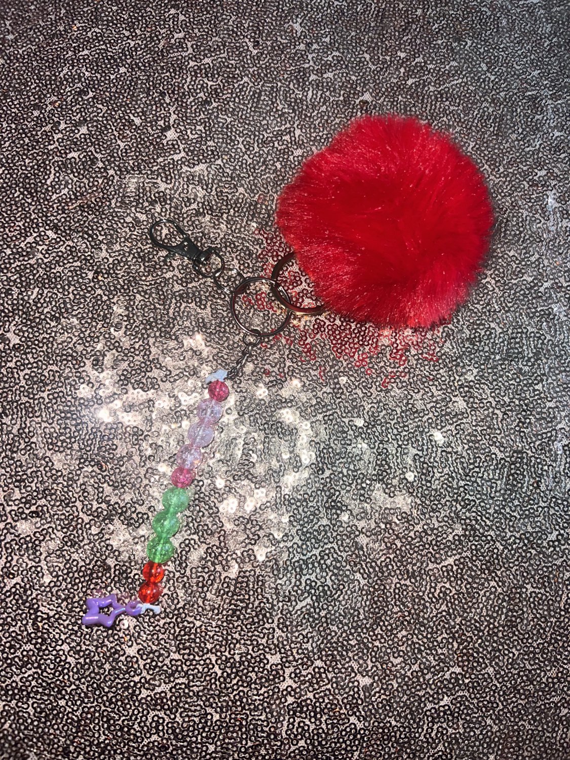 Plushy Puff Keychain