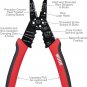 WGGE WG-015 Professional 8-inch Wire Stripper/Crimping Tool