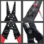 WGGE WG-015 Professional 8-inch Wire Stripper/Crimping Tool