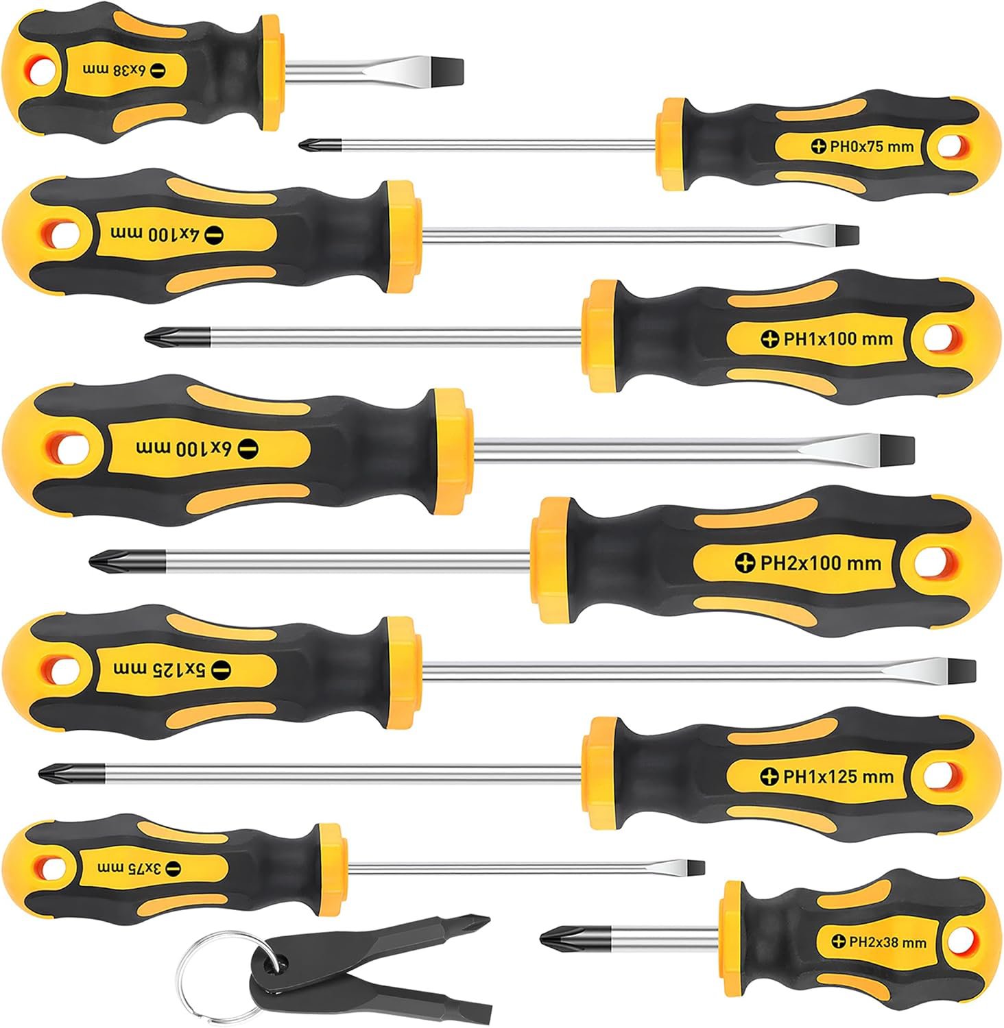 Amartisan 10-Piece Magnetic Screwdrivers Set