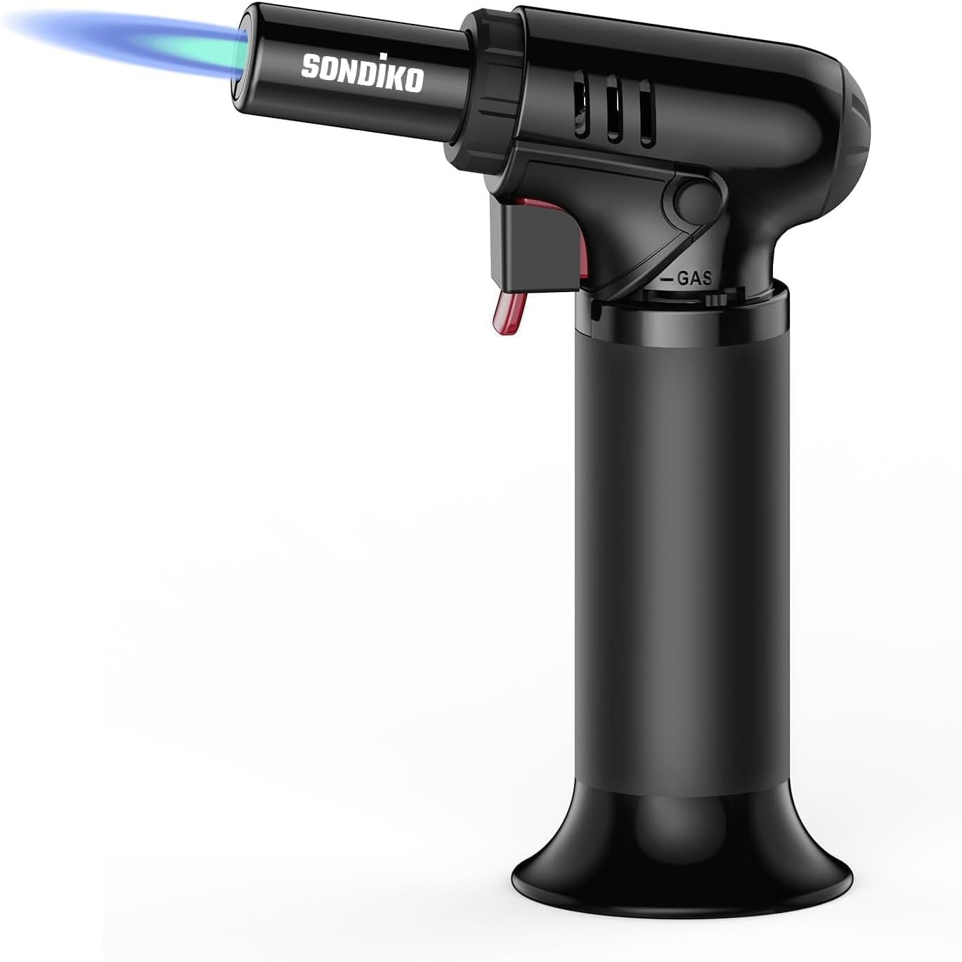 Sondiko Butane Torch Lighter with Visible Fuel Window