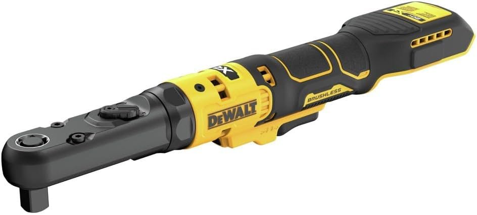 DEWALT 20V MAX XR Cordless Ratchet, 3/8" and 1/2" Sealed Head Ratchet, Bare Tool Only (DCF510B)