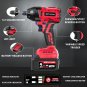 SEYVUM Impact Wrench,1/2" Impact Gun