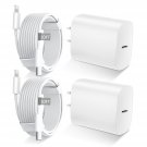 Fast Charger MFi Certified,10FT Long Fast Charging Lightning Cable with 20W USB C Charger Block