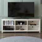 Farmhouse TV Stand in White Wood Grain Finish - for TVs up to 70-inch Farmhouse TV Stand in White Wood Grain Finish - for TVs up to 70-inch