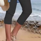 Full Size Cropped Casual Leggings Plus Size