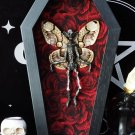 Coffin Display Mummified Fairy Real Brahmaea Hearseyi Wings | Gothic Oddity Art