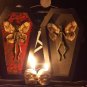 Coffin Display Mummified Fairy Real Brahmaea Hearseyi Wings | Gothic Oddity Art