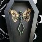 Coffin Display Mummified Fairy Real Brahmaea Hearseyi Wings | Gothic Oddity Art