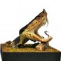 Real Snake Head in Glass Dome â Five-Step Viper Taxidermy Oddity Decor Specimen