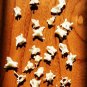 25 Real Mink Vertebrae Bones &acirc;�� Bleached Jewelry Beads Taxidermy Specimens