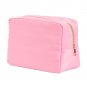 LULLA COLLECTION Pink Skin Pouch - zip - Non-leather - 13.5in W x 7.5in H