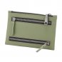 ETIENNE AIGNER Leather Stella Boxed Small Zip Pouch With Perforated Logo - Loden Green