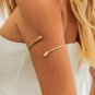 Vintage Water Drop Open Cuff Bangle Bracelet for Women
