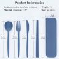 Tableware Set 4Pcs Portable Wheat Straw Travel Cutlery