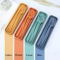 Tableware Set 4Pcs Portable Wheat Straw Travel Cutlery