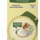 Clover Plastic Embroidery Stitching Hoop, 4-3/4"
