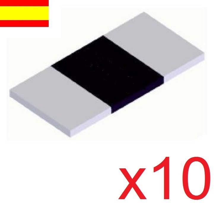 SMD resistor, code R002, size 2512, Tolerance 1%, 2W, 10 units