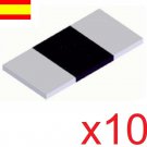 SMD resistor, code R002, size 2512, Tolerance 1%, 2W, 10 units