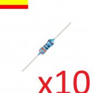 Resistor 4K7 , 0.125W , 1/8W, 1% , 10 units