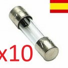Glass fuse 0.3A ( 300mA ) 250V , 5X20mm, 10 units