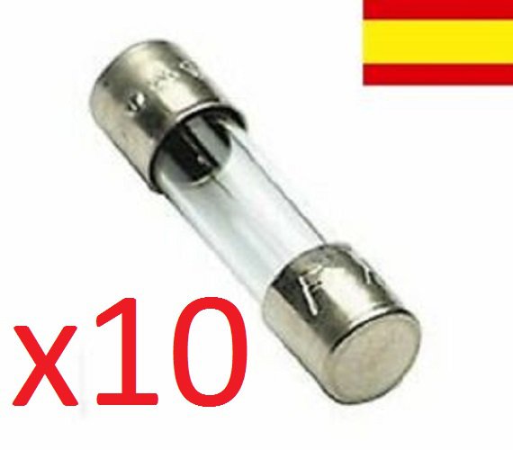 Glass fuse 15A , 250V , 5X20mm, 10 units