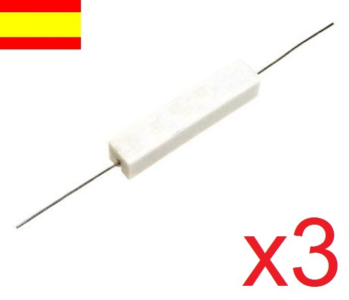 Resistor 10w, 50R ( 50 ohm) 3 units