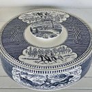 Vintg. Royal China Currier & Ives Covered Casserole Looks Like it was Never Used