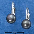 STERLING SILVER- GRAY FRESH WATER PEARL EARRINGS