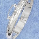 STERLING SILVER- BABY'S ETCHED BANGLE BRACELET
