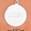 STERLING SILVER- "LOVE" CHARM **FREE SHIPPING ITEM**