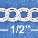 STERLING SILVER 5.5" CHILD'S CHARM LINK BRACELET