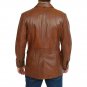 Brown Leather Blazer